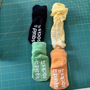 Kid’s Squid Socks Colorful Set 2T-3T
